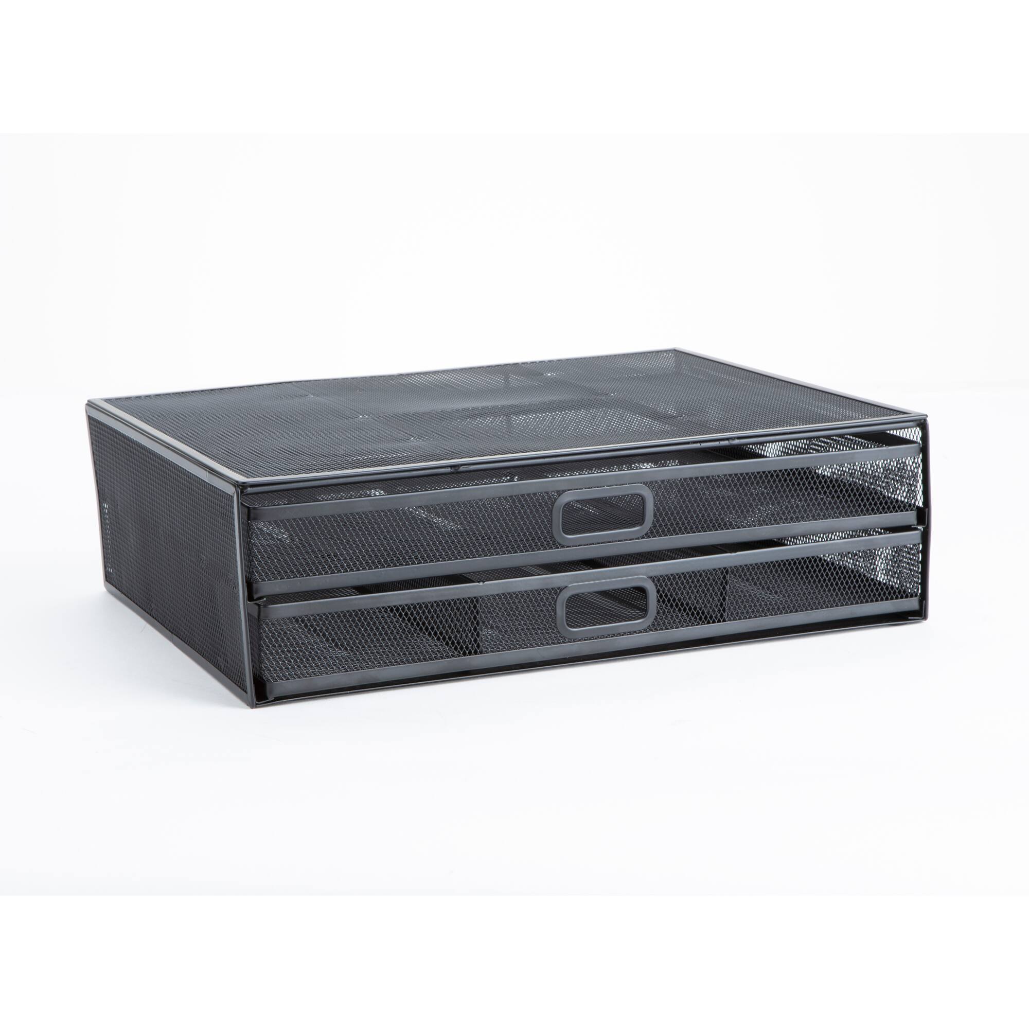 Mind Reader Monitor Stand with Drawer Storage